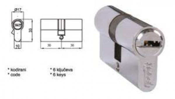 CILINDAR CL2040 Hr 60 6K DAB