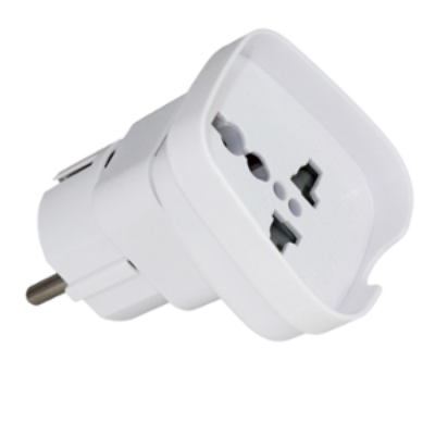 UNIVERZALNI PUTNI ADAPTER 250V BELI