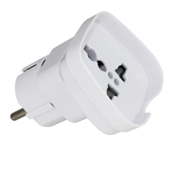 UNIVERZALNI PUTNI ADAPTER 250V BELI