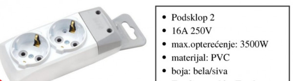 PODSKLOP 2M BELI