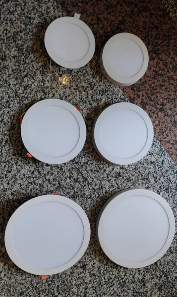 LED PANEL UGRADNI 12W 3000K KOCKA KRUG - Slika 3