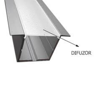 Difuzor LL-ALP014 04.0346 ALU LAJSNA za LED trake