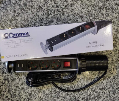 UTIČNICA 3xŠUKO + 2xUSB
