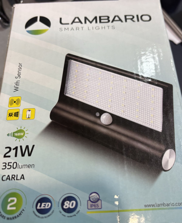 SOLARNA LAMPA SA SENZOROM 21W