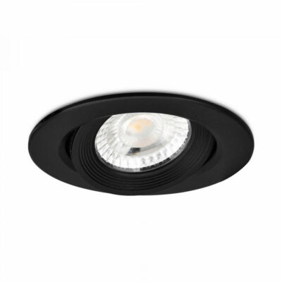 Led spot svetiljka 5w G1 krug crna