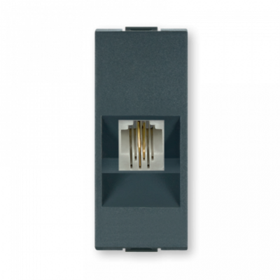 Telefonska prikljucnica R.RJ12 6/2 1M antracit 661.A