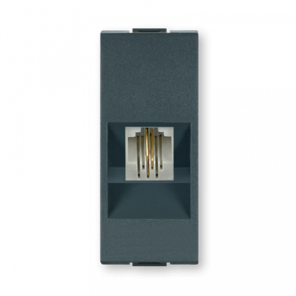 Telefonska prikljucnica R.RJ12 6/2 1M antracit 661.A