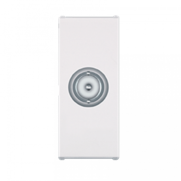 Prikljucnica audio/video 1M bela 6628.0