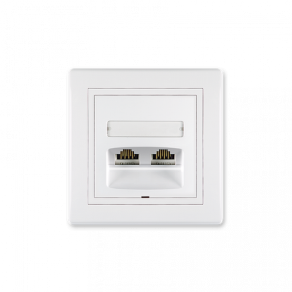 Komun.priklj.2xRJ45 Cat5E-614.000