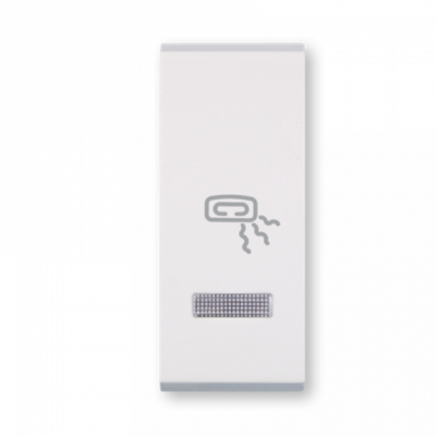Taster 1M grejalice sa indikacijom beli 65424.0