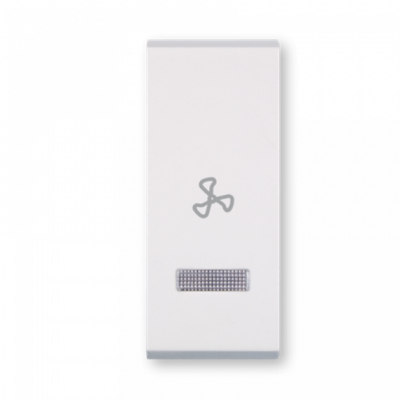 Taster 1M ventilatora sa indikacijom beli 65425.0